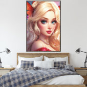 Gespannen canvasprint canvas afdruk (Insitu (Slaapkamer))