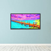 Gespannen canvasprint canvas afdruk (Insitu (Houten vloer))