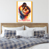 Gespannen Canvasprint Canvas Afdruk (Insitu (Slaapkamer))