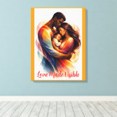 Gespannen Canvasprint Canvas Afdruk (Insitu (Houten vloer))