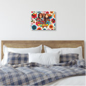 Gespannen Canvasprint Canvas Afdruk (Insitu (Slaapkamer))