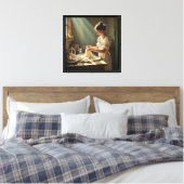 Gespannen Canvasprint Canvas Afdruk (Insitu (Slaapkamer))