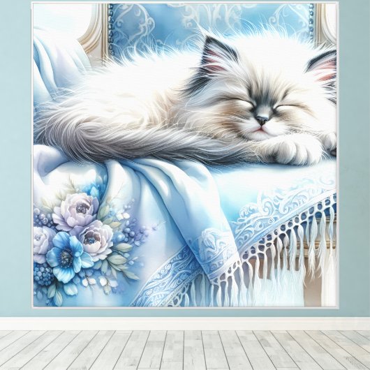 Gespannen canvasprint canvas afdruk (Insitu (Houten vloer))