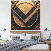 Gespannen Canvasprint Canvas Afdruk (Insitu (Slaapkamer))