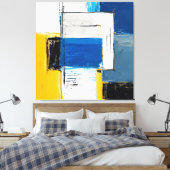 Gespannen Canvasprint Canvas Afdruk (Insitu (Slaapkamer))