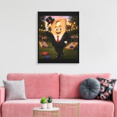 Gespannen Canvasprint Cornhole Man Canvas Afdruk (Insitu (Woonkamer))