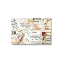 Gespannen canvasprint | esthetisch vintage cadeau