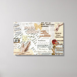 Gespannen canvasprint | esthetisch vintage cadeau canvas afdruk