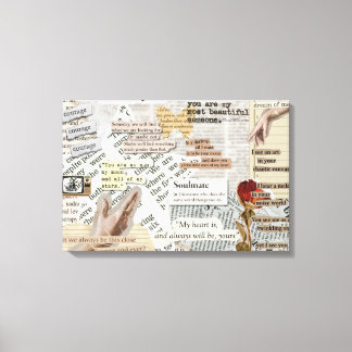 Gespannen canvasprint | esthetisch vintage cadeau canvas afdruk