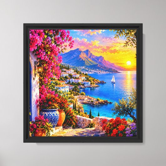 Gespannen canvasprint, landschap. canvas afdruk (Voorkant)