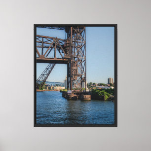 Gespannen canvasprint met panoramisch uitzicht canvas afdruk