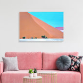 Gespannen canvasprint namibia sossusvlei canvas afdruk (Insitu (Woonkamer))
