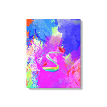 Gespannen canvasprint Verloren rozen 