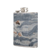 gespannen kalksteengeologie heupfles (Links)