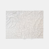 Gespantserd oppervlak fleece deken (Voorkant (Horizontaal))