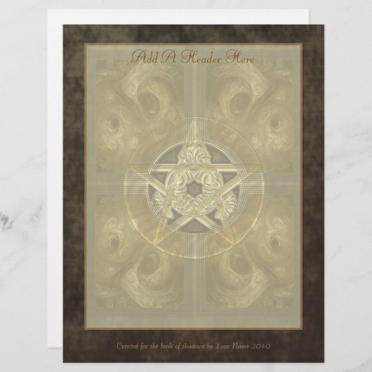 Gespantserd papier voor fractaal plakken (Voorkant / Achterkant)