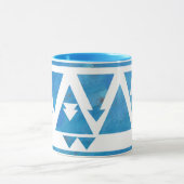 Gespantserde driehoeken en pijlen mok (Midden)