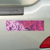 Gespatterde achtergrond bumpersticker (Op auto)