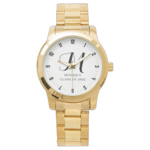 Gespecialiseerd Afstuderen monogram lesjaar Horloge