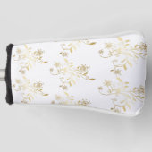 Gespecialiseerd goudoliepatroon Golf Putter Hoesje Golfheadcover (Voorkant)