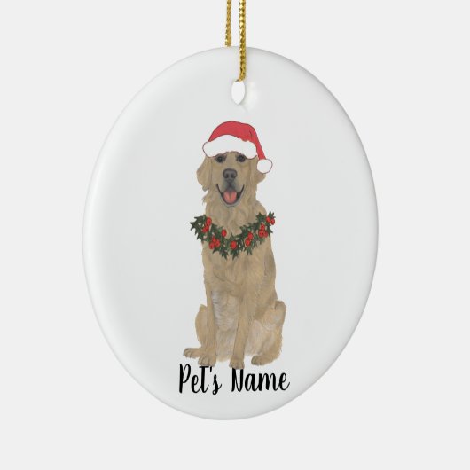 Gespecialiseerd Gulden Retriever-keramisch versier Keramisch Ornament (Rechts)