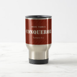 Gespecialiseerd MEER DAN EEN CONQUEROR Christelijk Reisbeker