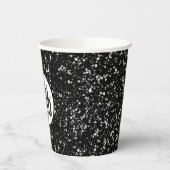 Gespecialiseerd ontwerp voor zwart-wit Logo Papieren Bekers (Links)