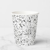 Gespecialiseerd ontwerp voor zwart-wit Logo Papieren Bekers (Achterkant)