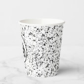 Gespecialiseerd ontwerp voor zwart-wit Logo Papieren Bekers (Links)