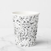 Gespecialiseerd ontwerp voor zwart-wit Logo Papieren Bekers (Rechts)