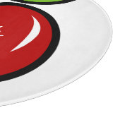 Gespecialiseerd snijbord voor rode appelfruit snijplank (Hoek)