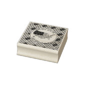 Gespecialiseerd THUIS GEMAAKT MET DE Vlag VAN LOVE Rubberstempel (Stempel)