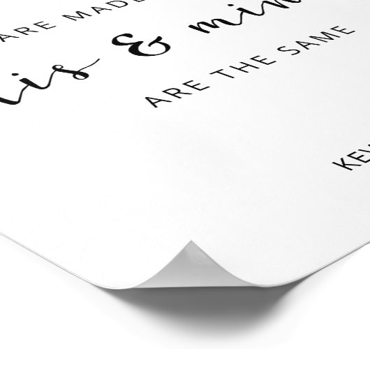 Gespecialiseerd waar onze ziel ook van gemaakt is poster (Hoek)