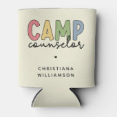 Gespecialiseerde Camp Counselor Gifts Blikjeskoeler (Voorkant)