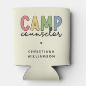 Gespecialiseerde Camp Counselor Gifts Blikjeskoeler (Achterkant)