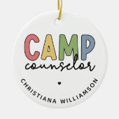 Gespecialiseerde Camp Counselor Gifts Keramisch Ornament (Voorkant)