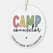 Gespecialiseerde Camp Counselor Gifts Keramisch Ornament (Links)