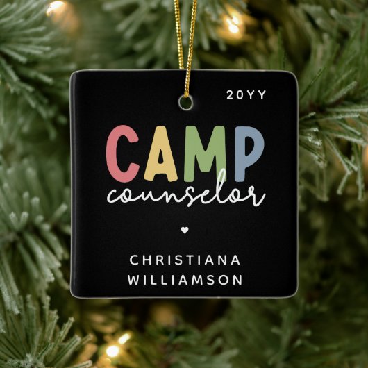 Gespecialiseerde Camp Counselor Gifts Keramisch Ornament (Boom)