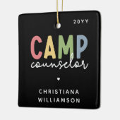 Gespecialiseerde Camp Counselor Gifts Keramisch Ornament (Links)