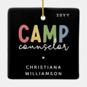 Gespecialiseerde Camp Counselor Gifts Keramisch Ornament (Achterkant)