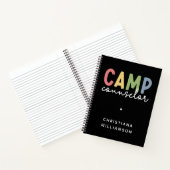 Gespecialiseerde Camp Counselor Gifts Notitieboek (Binnen)