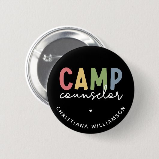 Gespecialiseerde Camp Counselor Gifts Ronde Button 5,7 Cm (Voorkant /achterkant)