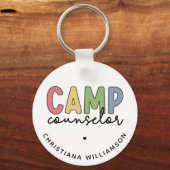Gespecialiseerde Camp Counselor Gifts Sleutelhanger (Voorkant)