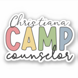 Gespecialiseerde Camp Counselor Gifts Sticker
