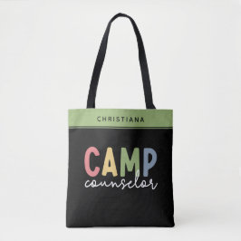 Gespecialiseerde Camp Counselor Gifts Tote Bag