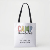 Gespecialiseerde Camp Counselor Gifts Tote Bag (Voorkant)
