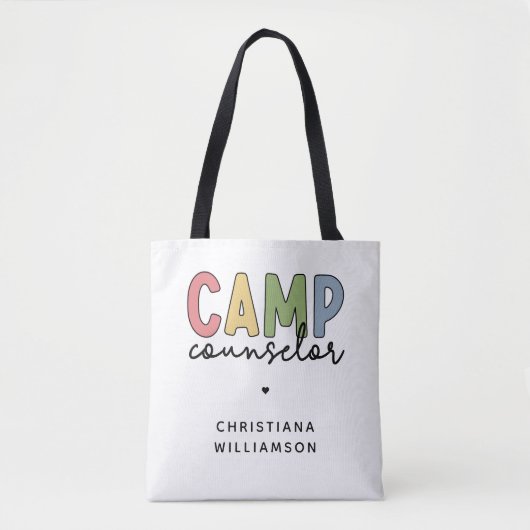 Gespecialiseerde Camp Counselor Gifts Tote Bag (Voorkant)