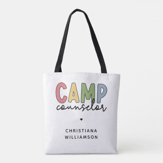 Gespecialiseerde Camp Counselor Gifts Tote Bag (Achterkant)