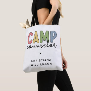 Gespecialiseerde Camp Counselor Gifts Tote Bag