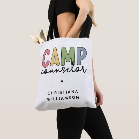 Gespecialiseerde Camp Counselor Gifts Tote Bag (Dichtbij)